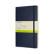 Moleskine classic notitieboek - large - softcover - blanco - saffier blauw