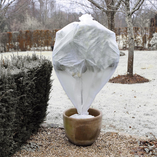 Nature - winterafdekvlies voor planten - ø64cm x 10m - 30 g m² - winterbescherming