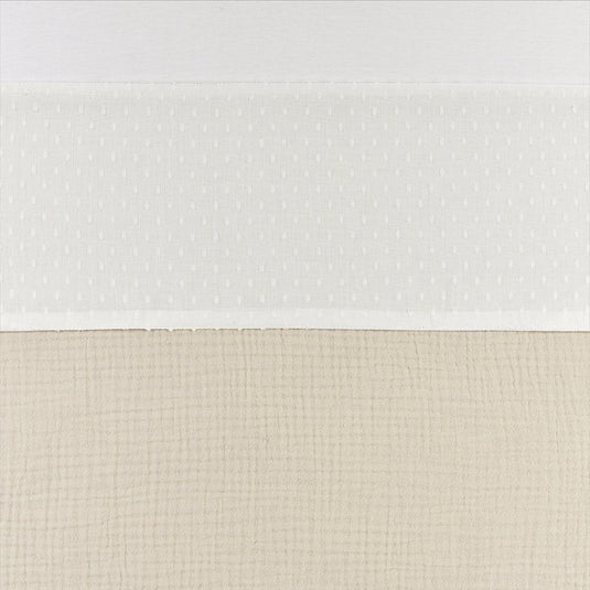 Meyco baby plume wieglaken - 75 x 100 cm - offwhite
