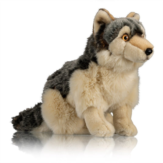Freek vonk x bresser - knuffeldier - bowie de wolf - gevuld met gerecycled materiaal