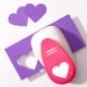 Vaessen creative pons - figuurpons - hart - 4,1 x 4,9 cm