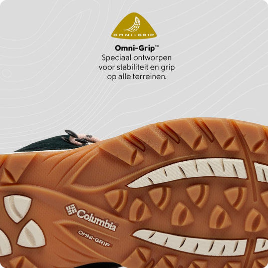 Columbia newton ridge™ plus waterproof amped dames wandelschoenen - black, blush rose