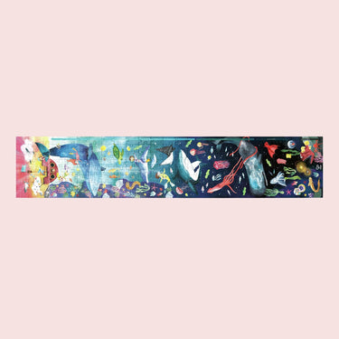 Hape ocean life puzzel 210 stukjes - glow in the dark onderwaterpuzzel voor kinderen vanaf 6 jaar