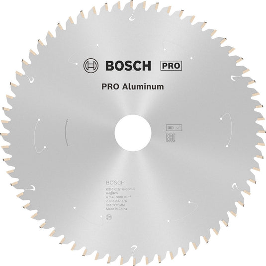 Bosch professional carbide cirkelzaagblad 216 x 30 x 2,2 mm (64 tanden) - aluminium