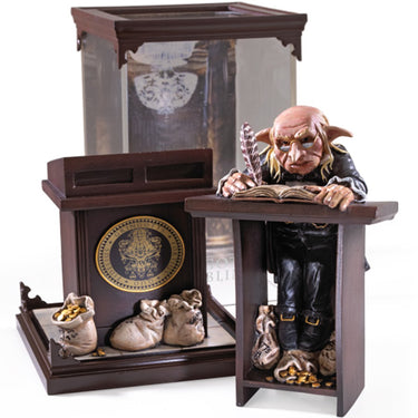 Noble collection harry potter - figuur - magical creatures - gringotts goblin