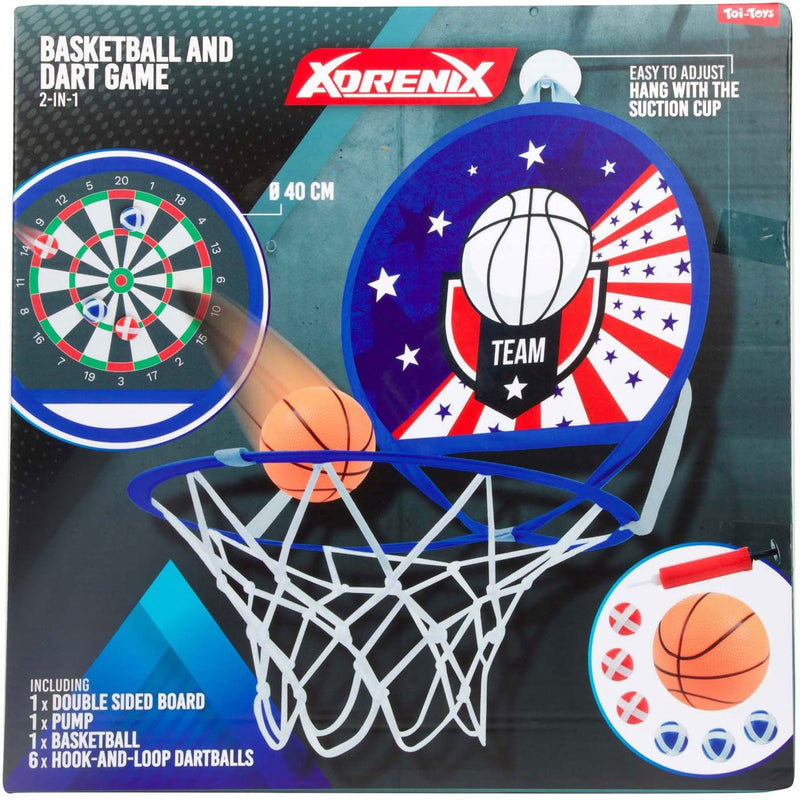 Load image into Gallery viewer, Adrenix darts basketbal 2in1 spel - multicolor speelgoed voor kinderen.
