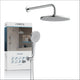 Schütte karibik complete doucheset - chroom lichtgrijs
