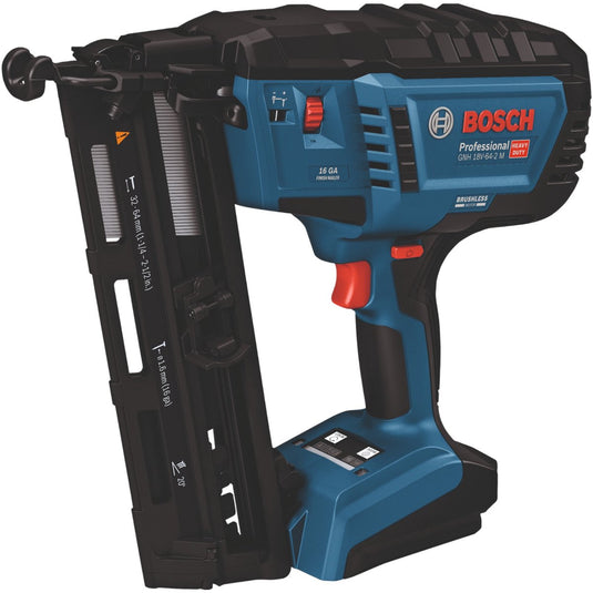 Bosch professional gnh 18v-64-2 m accu afwerktacker 16ga 18v basic body - 0601482000