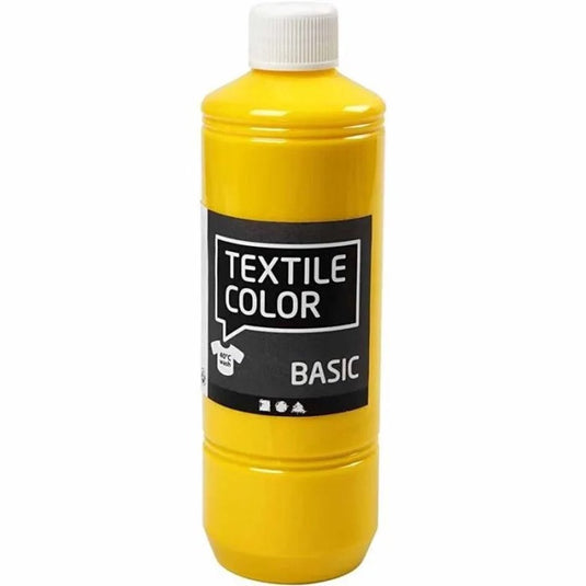 Creativ company cc textielverf primair geel 500ml