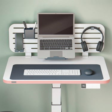 Leitz grote leren bureau onderlegger 70x36 cm - gerecycled leer - anti-slip - voor toetsenbord muis - donkergrijs