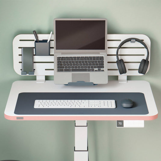 Leitz grote leren bureau onderlegger 70x36 cm - gerecycled leer - anti-slip - voor toetsenbord muis - donkergrijs