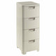 Curver style ladesysteem - 4x 14l - vintage wit