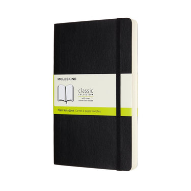 Moleskine classic notitieboek - expanded - large - softcover - blanco - zwart