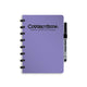 Correctbook a5 uitwisbaar notitieboek – herbruikbaar schrift – petunia purple – blanco – inclusief pen wisdoekje – aanvulbaar met extra pagina’s