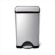 Simplehuman klassieke rechthoekige pedaalemmer - 38 liter - geborsteld rvs