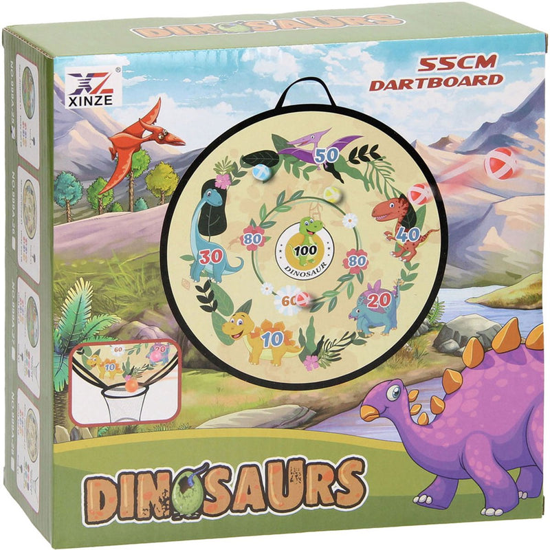 Afbeelding laden in galerijviewer, Lobbes speelgoed bv klittenband dartset dinowereld

