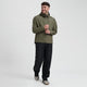 Rogelli commuter essential regenpak - waterdicht - legergroen - xxl