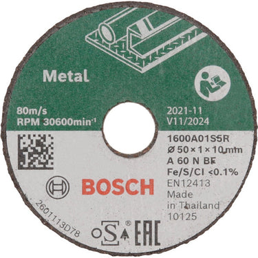 Bosch accessories expert for inox 1600a01s5y doorslijpschijf recht 50 mm 1 stuk(s)