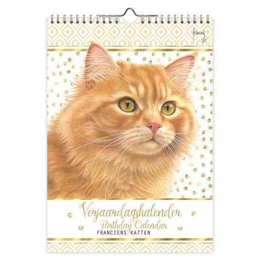 Franciens katten verjaardagskalender jeroen - a4