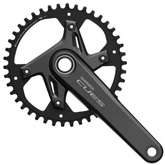 Shimano cues fc-u6030-1 9 10 11s crankstel zilver 172.5 mm 40t