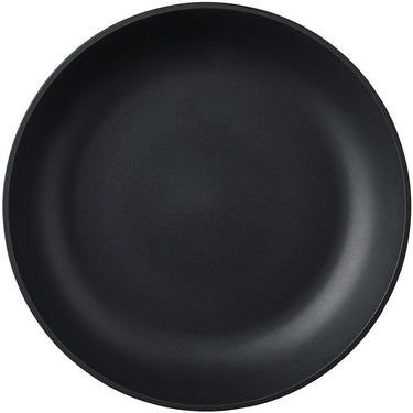 Mepal diep bord silueta - 21 cm - dinerborden - nordic black