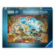 Ravensburger puzzel mediterranean terrace view - legpuzzel - stukjes