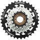 Shimano tourney mf-tz510-7 schroefkrans 7-speed 14-34t megarange – zwart zilver
