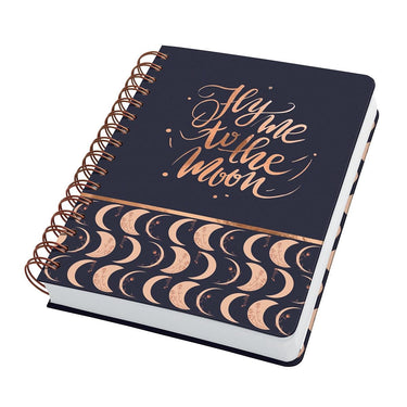Sigel - spiraal notitieboek - jolie - a5 - hardcover - 240 pagina's - dots - 120 grams papier - moonlight melody - si-jn625