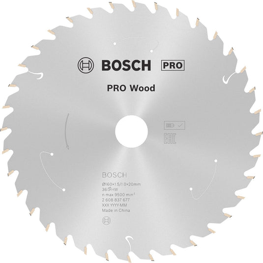 Bosch pro wood accuzaagblad voor cirkelzagen 160 x 1,5 x 20 mm - ...