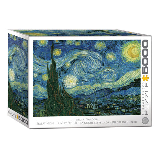 Eurographics - de sterrennacht - vincent van gogh - 5000 stukjes 101,5×152,5cm (b×h) - fine art legpuzzel