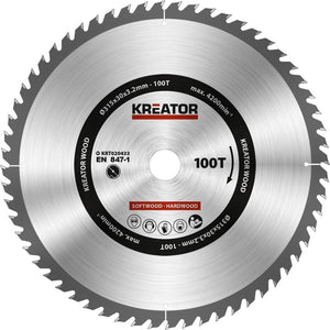 Kreator krt020433 zaagblad hout - 315mm100t