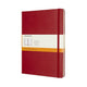 Moleskine classic notitieboek - extra large - hardcover - gelinieerd - rood