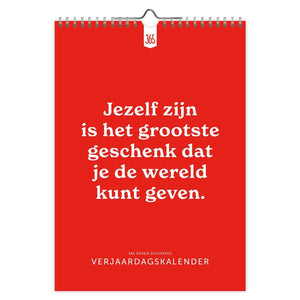 365 dagen succesvol a4 verjaardagskalender
