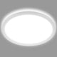 Briloner - led badkamerverlichting - plafondlamp met achtergrondverlichting - plafonniére badkamer - ip44 - ø29 cm - wit