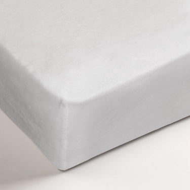Ambiante molton hoeslaken - tweepersoons - 90 100x200 210 cm - wit