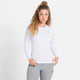 Odlo active warm lange mouw thermoshirt dames - wit - maat m