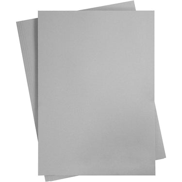 Creativ company grijs karton 180 grams - grijs a2 karton - hobbykarton - stevig grijs papier - a2 grijs papier 180 grams - knutselpapier knutselkarton - 42 x 60 cm - a2 - 10 vellen