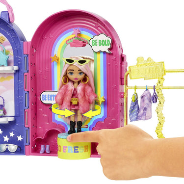 Barbie extra mini's boetiek - speelfigurenset