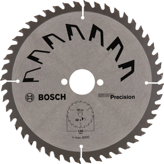 Bosch cirkelzaagblad precision - 190 x 30 x 2,5 mm - 48 tanden