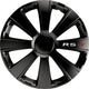 Carpoint autostyle wieldoppen 15 inch rs-t zwart - abs