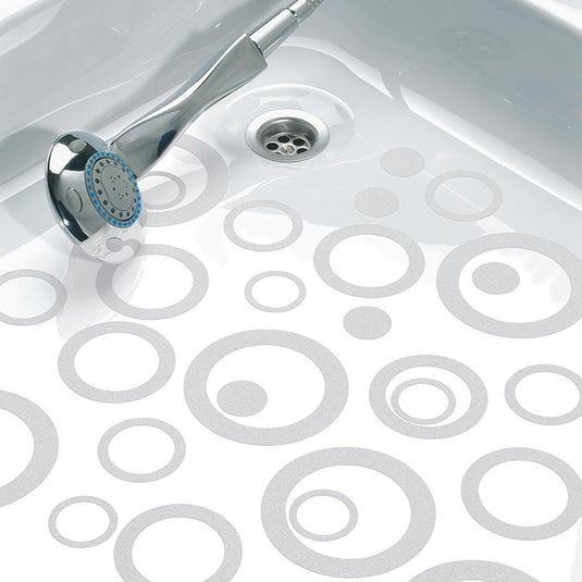 Sealskin waterrings zelfklevende antislip stickers - pvc - 6 stuks - transparant