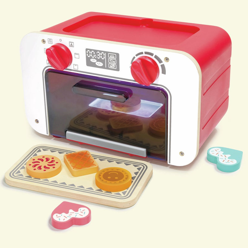 Load image into Gallery viewer, Hape speelgoedoven met magische koekjes - kleurveranderende bakoven speelset, 3 jaar+
