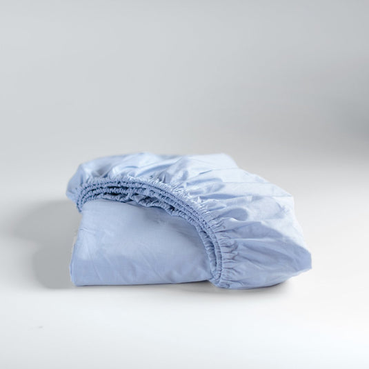 Cinderella - weekend - hoeslaken - tot 25 cm matrashoogte - 100x210 cm - soft blue