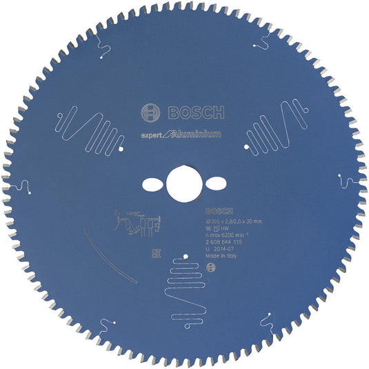 Bosch accessoires cirkelzaagblad expert for aluminium 305x30x2.8 2x96t - 2608644115
