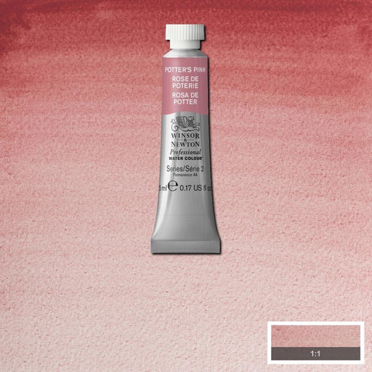 Winsor newton watercolor paint w n 5ml - 537 potters pink