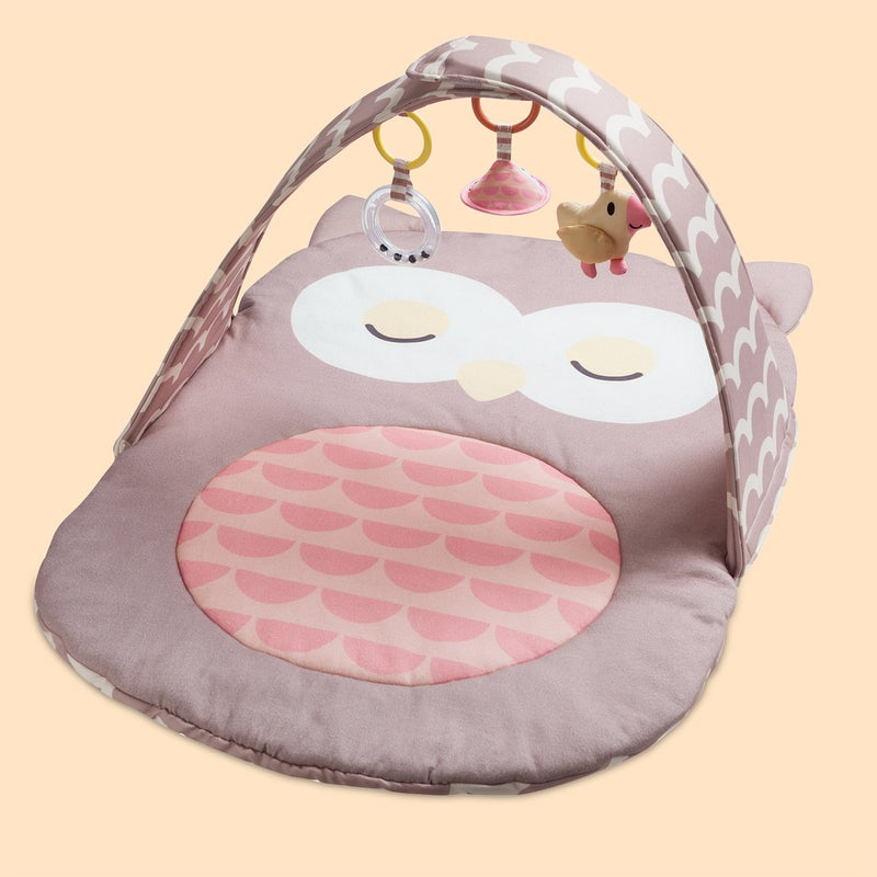 Load image into Gallery viewer, Hape speelboog uil sina - babygym met rammelaar, spiegel en bijtring, vanaf 0 maanden
