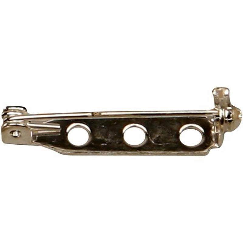 Load image into Gallery viewer, Creativ company cc brochespeld 25 mm zilver 10 stuks
