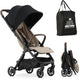 Deryan air buggy - vliegtuig buggy - 8 kg - geïntegreerde tas - nougat