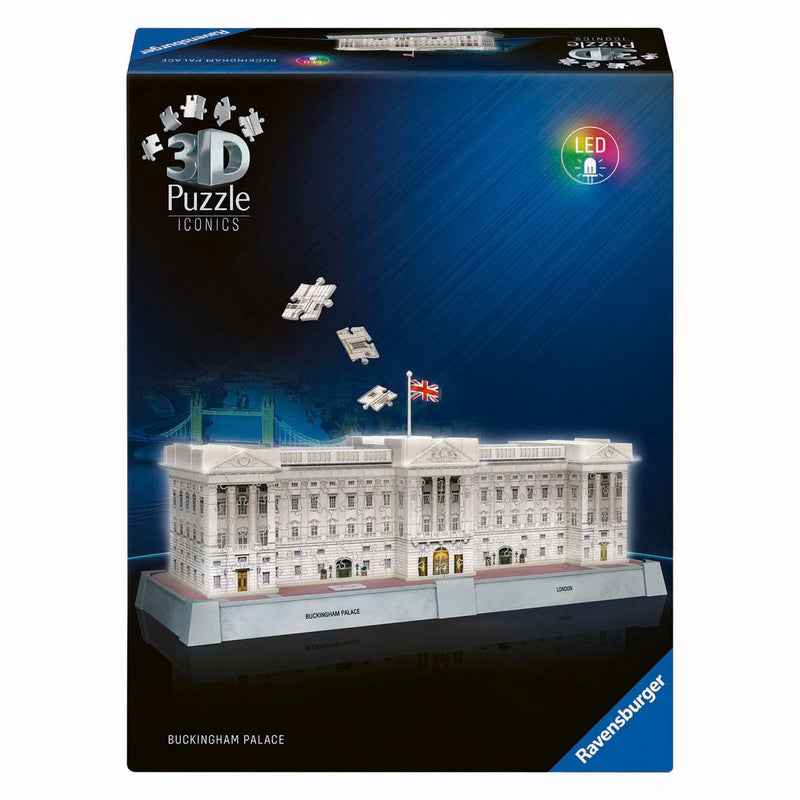 Load image into Gallery viewer, Ravensburger 3d puzzel iconics buckingham palace - met licht - 260st.
