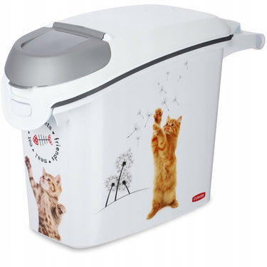Curver voedselcontainer kat - 15l - 6kg - 23x51x36cm - wit grijs